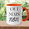 Oui Mais Non Tasse Zweifarbig