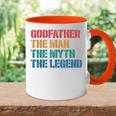 Padrino Hombre Mito Leyenda Ahijado Padrino Accent Mug