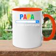 Papa Die Sichere Suchmaschine Lustigeratertag Tasse Zweifarbig