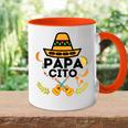 Papa-Familie Cinco De Mayo Passendes Paar Mexikanischer Papacito Tasse Zweifarbig