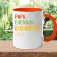 Papa Geschenkatertag Geschenke Geburtstagintageater Tasse Zweifarbig