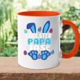 Papa Hase Osterhase Ostergeschenk Partnerlook Outfit Männer Tasse Zweifarbig