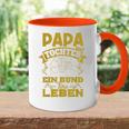 Papa Und Tochter Bund Fürs Lebenateratertag Geschenk Tasse Zweifarbig