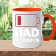 Papaon 2 Boys Papa Des Son Tasse Zweifarbig