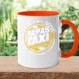 Papa´S Taxi Chauffeur Auto Fahren Bringen Und Holen Tasse Zweifarbig