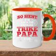 So Sieht Cooler Trike Papa Ausater Trike Tasse Zweifarbig