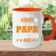 So Sieht Der Beste Papa Der Welt Ausatertag Geschenkidee Tasse Zweifarbig