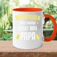 Superhelden Ohne Umhang Nennt Man Papa Tasse Zweifarbig