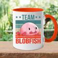 Team Blobfisch Deep Sea Fish Blobfish Tasse Zweifarbig