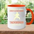 Underschätze Niemal Old Man Taekwondo Grandpa Dad Jumper Tasse Zweifarbig