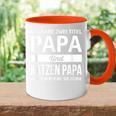 Vatertag Geschenk Dad Ich Habe Zwei Titel Papa & Katzen Papa Tasse Zweifarbig