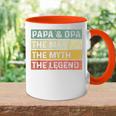 Vatertag Papa Father Day Männer Herren Papi Kinder Tasse Zweifarbig