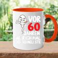 Vor 60 Jahren War Ich Mal Der Fastelste 60Th Birthday Tasse Zweifarbig