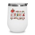 Christmas Vintage Santa Claus Hot Cocoa Holiday Christmas Lights Wine Tumbler