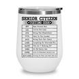 Funny Senior Citizens Texting Code For Old People Grandpa Wine Tumbler
