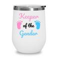 Keeper Of The Gender Reveal Party Supplies Wine Tumbler