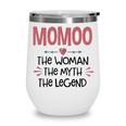Momoo Grandma Gift Momoo The Woman The Myth The Legend Wine Tumbler