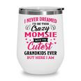 Momsie Grandma Gift I Never Dreamed I’D Be This Crazy Momsie Wine Tumbler