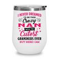 Nan Grandma Gift I Never Dreamed I’D Be This Crazy Nan Wine Tumbler