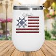 Barn Quilt July 4Th Gifts Vintage Usa Flag S Wine Tumbler