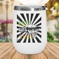 Best Dad Ever Muscle Car Retro Old School Fathers Wine Tumbler