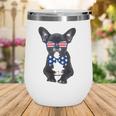 Funny French Bulldog 4Th Of July Patriotic Usa Wine Tumbler