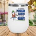 Mens My Favorite Fishing Buddy Calls Me Daddy Father Son Angler Wine Tumbler