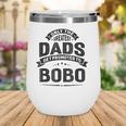 Mens The Greatest Dads Get Promoted To Bobo Grandpa- Wine Tumbler