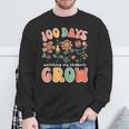 100 Day Watching My Students Grow 100 Days Of School Teacher Sweatshirt Gifts for Old Men