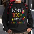 100 Days Of Kindergarten Happy 100Th Day Of School Teachers Sweatshirt Gifts for Old Men