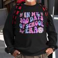 In My 100 Days Of School Era Retro Disco 100Th Day Of School Sweatshirt Gifts for Old Men
