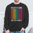 100 Days Of School And Still Loving It Hearts Cute 100Th Day Sweatshirt Gifts for Old Men