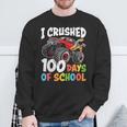 100 Days Of School Monster Truck Boys 100Th Day Of School Sweatshirt Gifts for Old Men