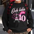 10Th B-Day Paris Eiffel Tower Birthday 10 Year Old Sweatshirt Gifts for Old Men