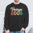 18 Year Old Vintage 2006 Made In 2006 18Th Birthday Sweatshirt Gifts for Old Men