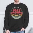 1963 VintageBirthday Retro Style Sweatshirt Gifts for Old Men