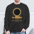 2024 Solar Eclipse Buffalo New York Souvenir Totality Sweatshirt Gifts for Old Men