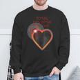 2024 Total Eclipse Of The Solar Heart Astronomy Sweatshirt Gifts for Old Men