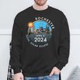 2024 Total Solar Eclipse Totality Rochester New York 26 Sweatshirt Gifts for Old Men