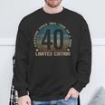 40Th Birthday 40 Year Old Vintage 1984 Limited Edition Sweatshirt Gifts for Old Men