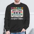 40Th Birthday Retro Cassette Best Of 1984 Sweatshirt Gifts for Old Men