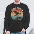 44 Geburtstag Geschenk Mann Legenden Sind Im Mai 1980 Sweatshirt Geschenke für alte Männer