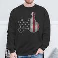 4Th Of July American Flag Tractor Usa Independence Day Sweatshirt Gifts for Old Men