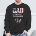 4Th July New Dad Of The Little Firecracker Birthday Squad Sweatshirt Gifts for Old Men