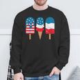 4Th Of July Popsicle Red White Blue American Flag Patriotic Sweatshirt Gifts for Old Men