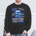5Th Birthday Comic Style Awesome Since 2019 5 Year Old Boy Sweatshirt Gifts for Old Men