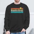 70S 80S Ca Retro Sunset Santa Cruz Sweatshirt Geschenke für alte Männer
