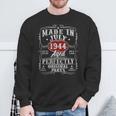 80 Years Old Legends Born In July 1944 80Th Birthday Sweatshirt Gifts for Old Men