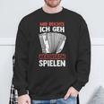 Accordion Play Accordion Player Concertina Music Sweatshirt Geschenke für alte Männer