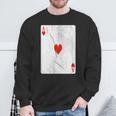 Ace Of Hearts Sweatshirt Gifts for Old Men